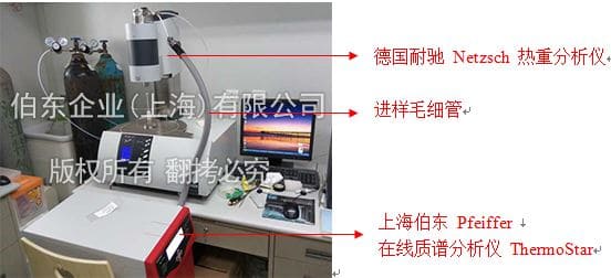 質譜分析儀與熱重聯用
