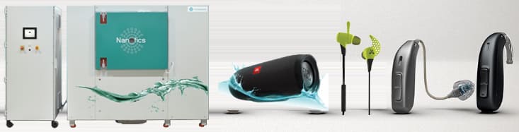 Europlasma 無鹵素涂層設備實現助聽器 IP68 等級防水