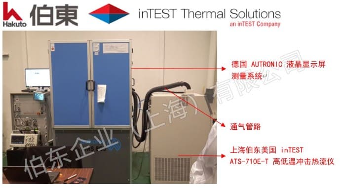 inTEST 熱流儀 LED 液晶顯示屏高低溫沖擊測試