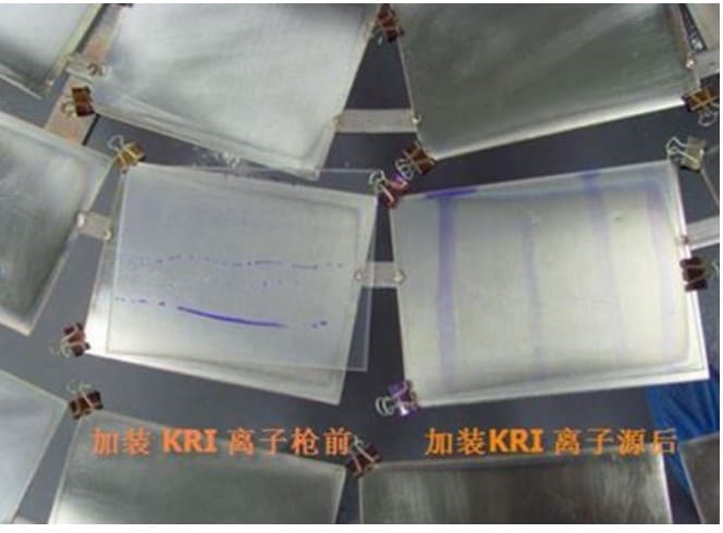 KRI 霍爾離子源典型應用 PC 預清潔后,IBAD 輔助鍍膜