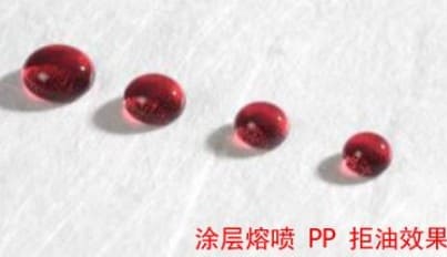  Europlasma 等離子納米涂層處理的拒油性能結果