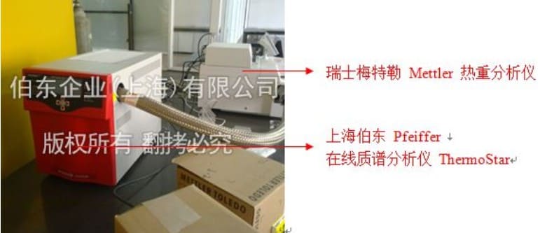 質譜分析儀與熱重聯用